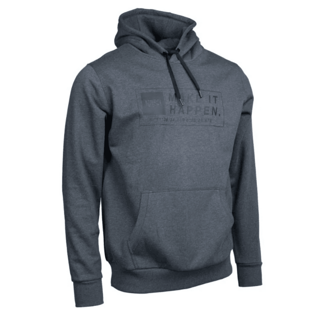 Nash Make It Happen Coordinates Hoody Grey Marl M
