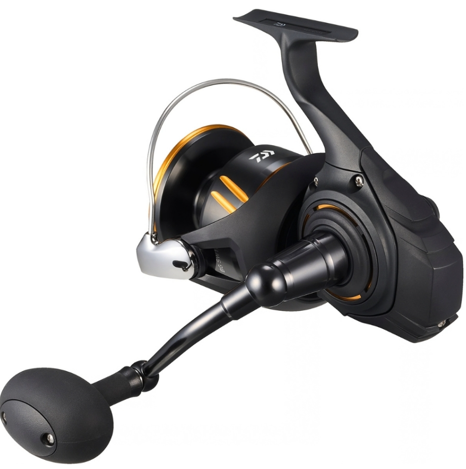 Daiwa 26 BG SW 14000-P – Bild 3, Angelrolle, Stationärrolle, schwarz, goldene Spule, Metallbügel