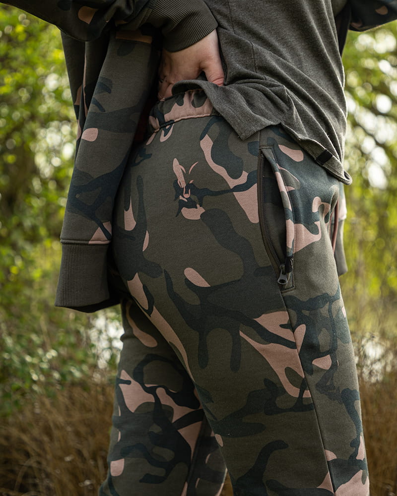 Camouflage, Hose, Jogginghose, Tarnmuster, Reißverschluss-Tasche