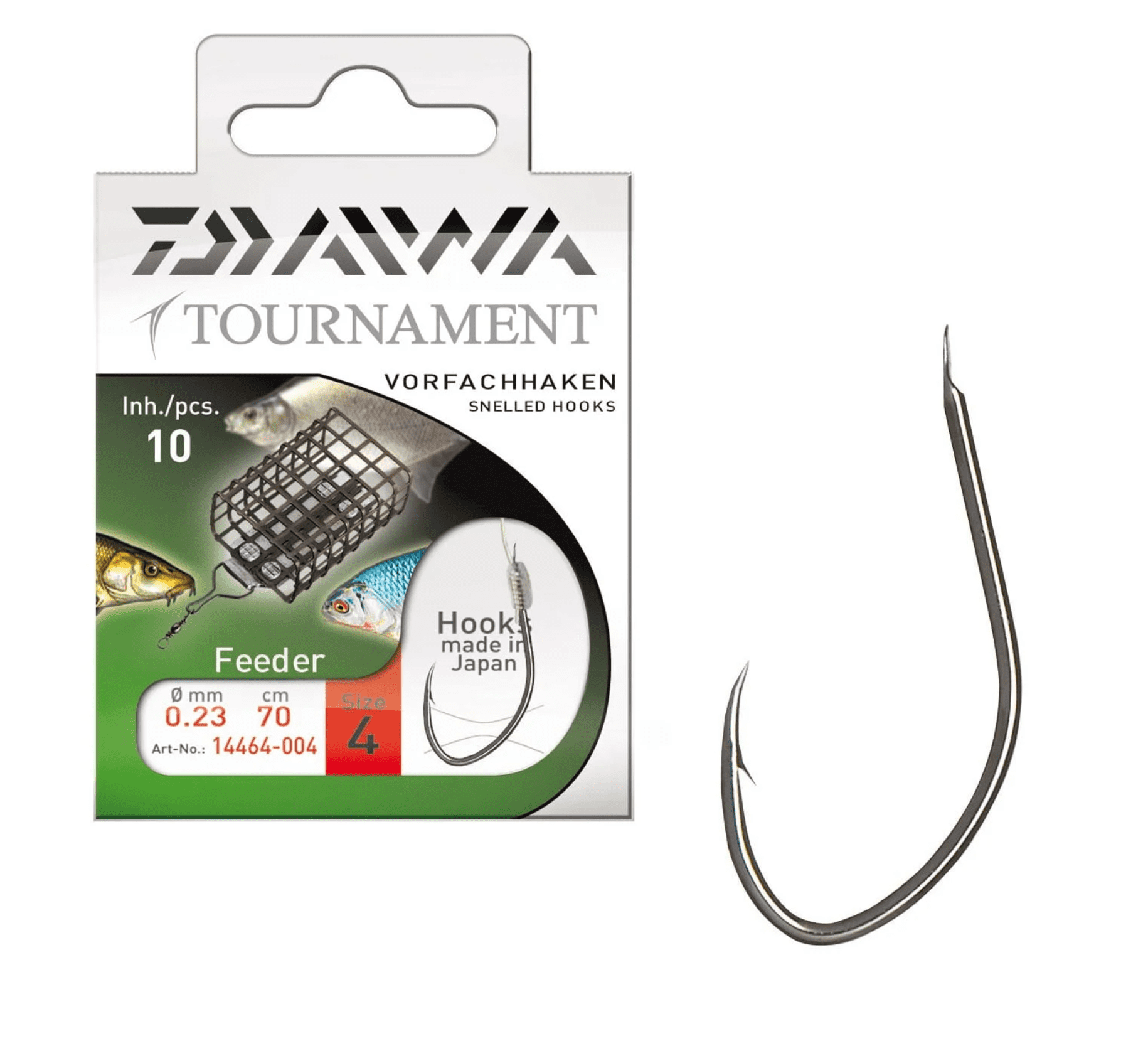 Daiwa Tournament Feedercârlige mărimea 6 10 bucăți Elektronik, Hardware, Haken