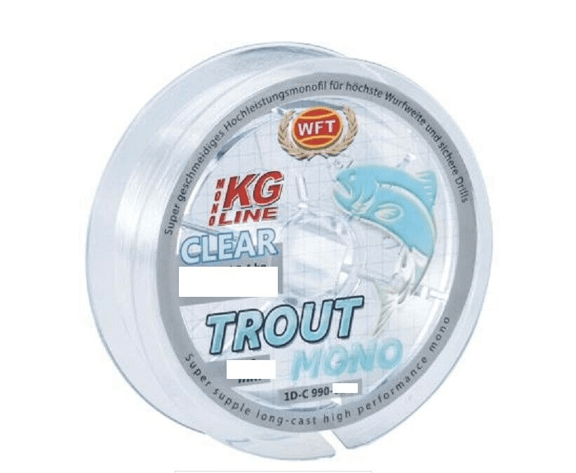 WFT Trout Mono Clear 0.20mm 4.9kg 200m Clear