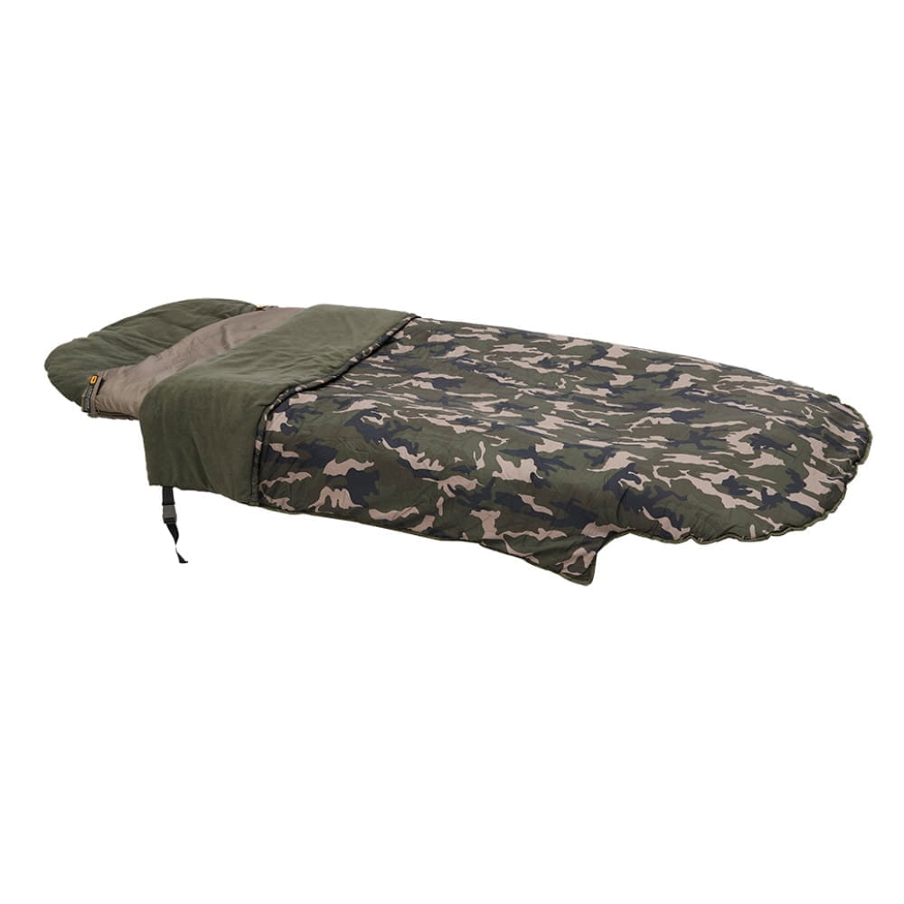 Sac de couchage confort Prologic 215 x 90 cm et housse thermique camouflage 200 x 130 cm