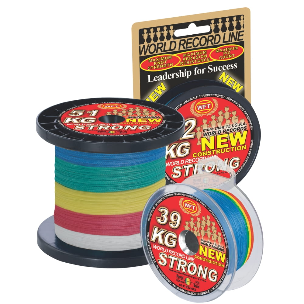 WFT KG Strong 0,18 mm 22 kg 300m Multicolor WFT KG Strong 0,18 mm 22 kg 300m Multicolor