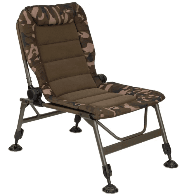 Feldstuhl, Campingstuhl, Camouflage, Schalenpolster, Verstellbar