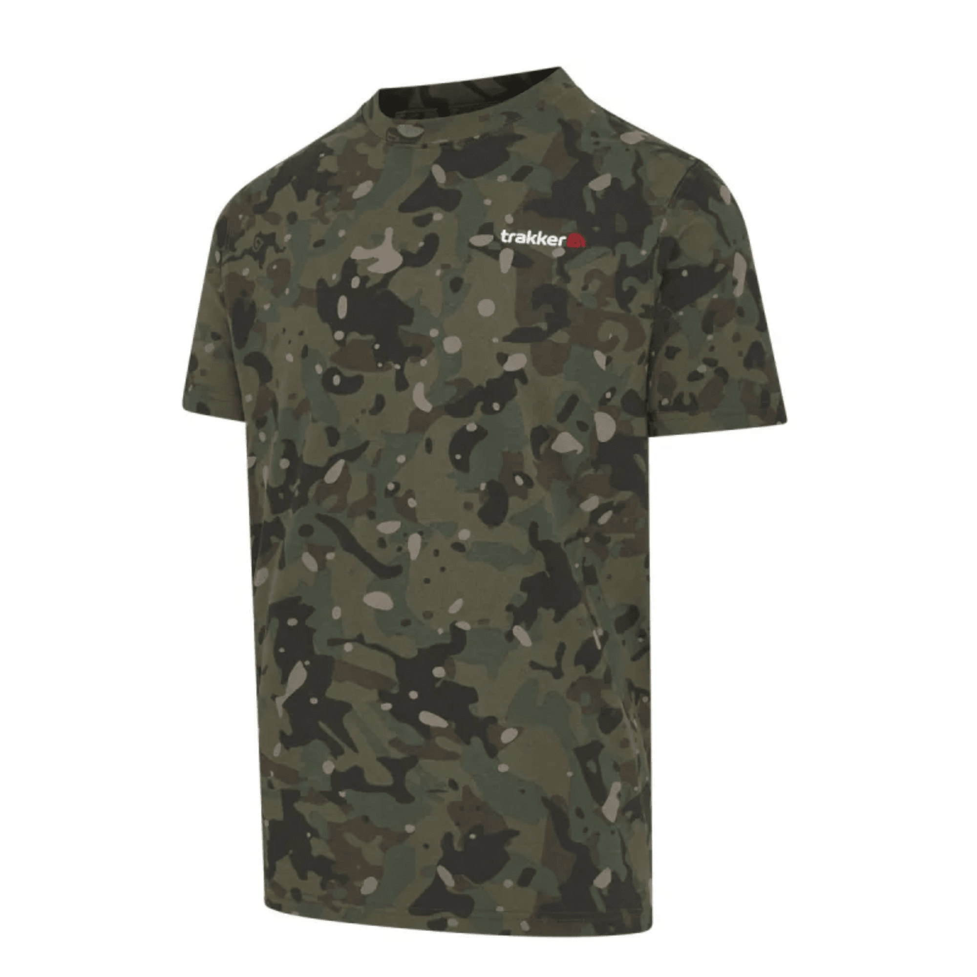 T-Shirt, Camouflage, Kurzarm, Rundhals, Camouflage-Muster