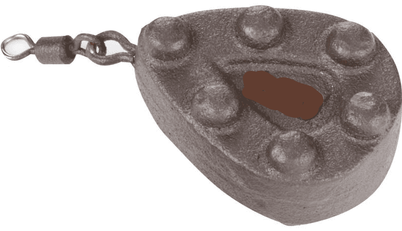 Pelzer Poignée souple avec œillet et émerillon marron 100g Pelzer Poignée souple avec œillet et émerillon marron 100g