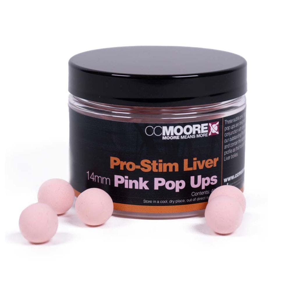 CC Moore Pro-Stim Liver Pink Pop Ups 14 mm