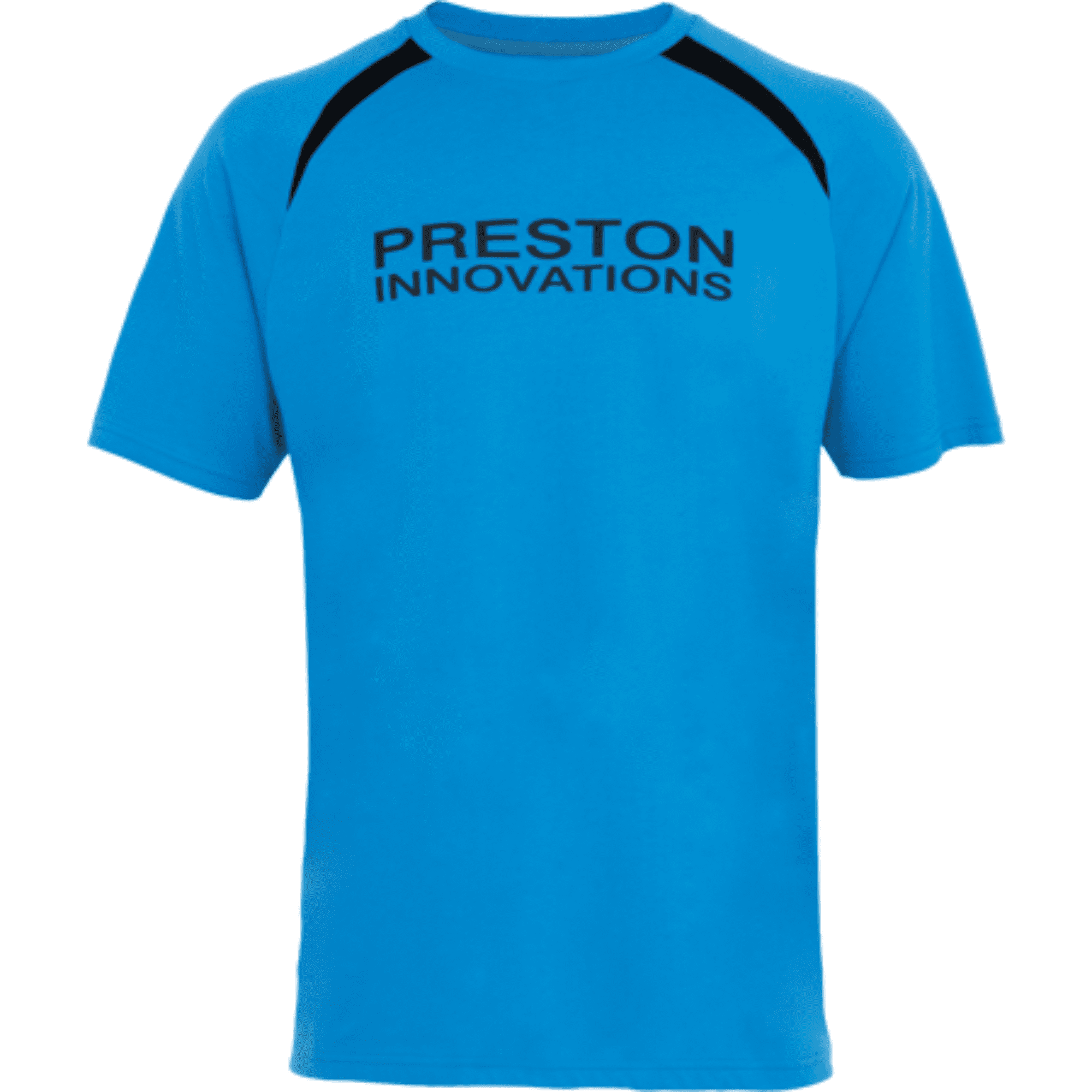 T-Shirt, Kurzarm, Rundhals, Blau, Logo-Print