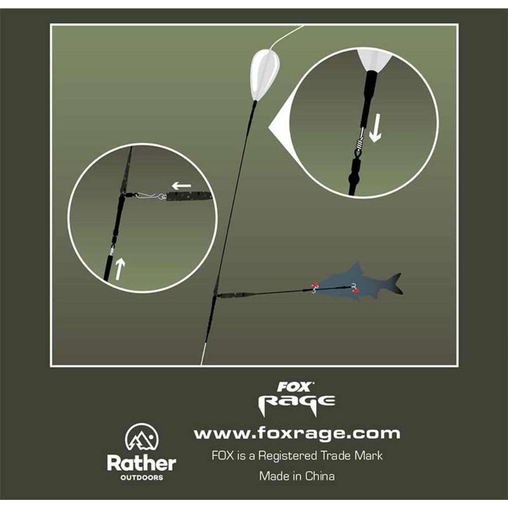 Fox Rage Predator Paternoster Up Trace 60 cm 40lb Fox Rage Predator Paternoster Up Trace 60 cm 40lb