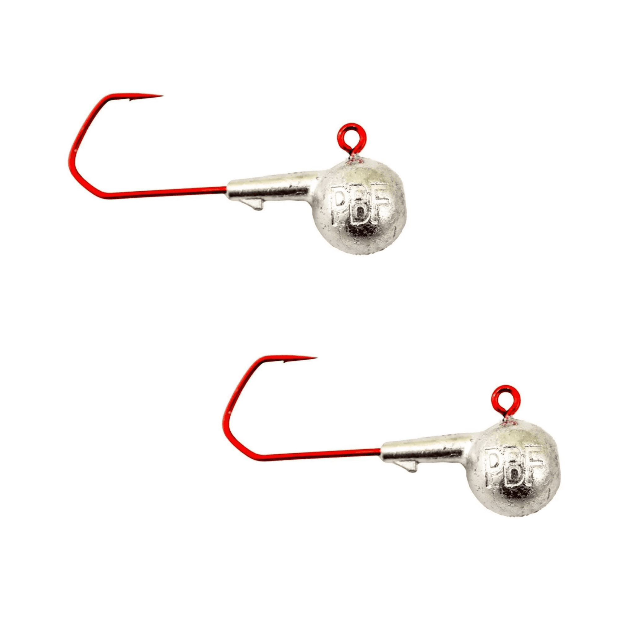 jig, fishing lure, ball weight, lead weight, red hook