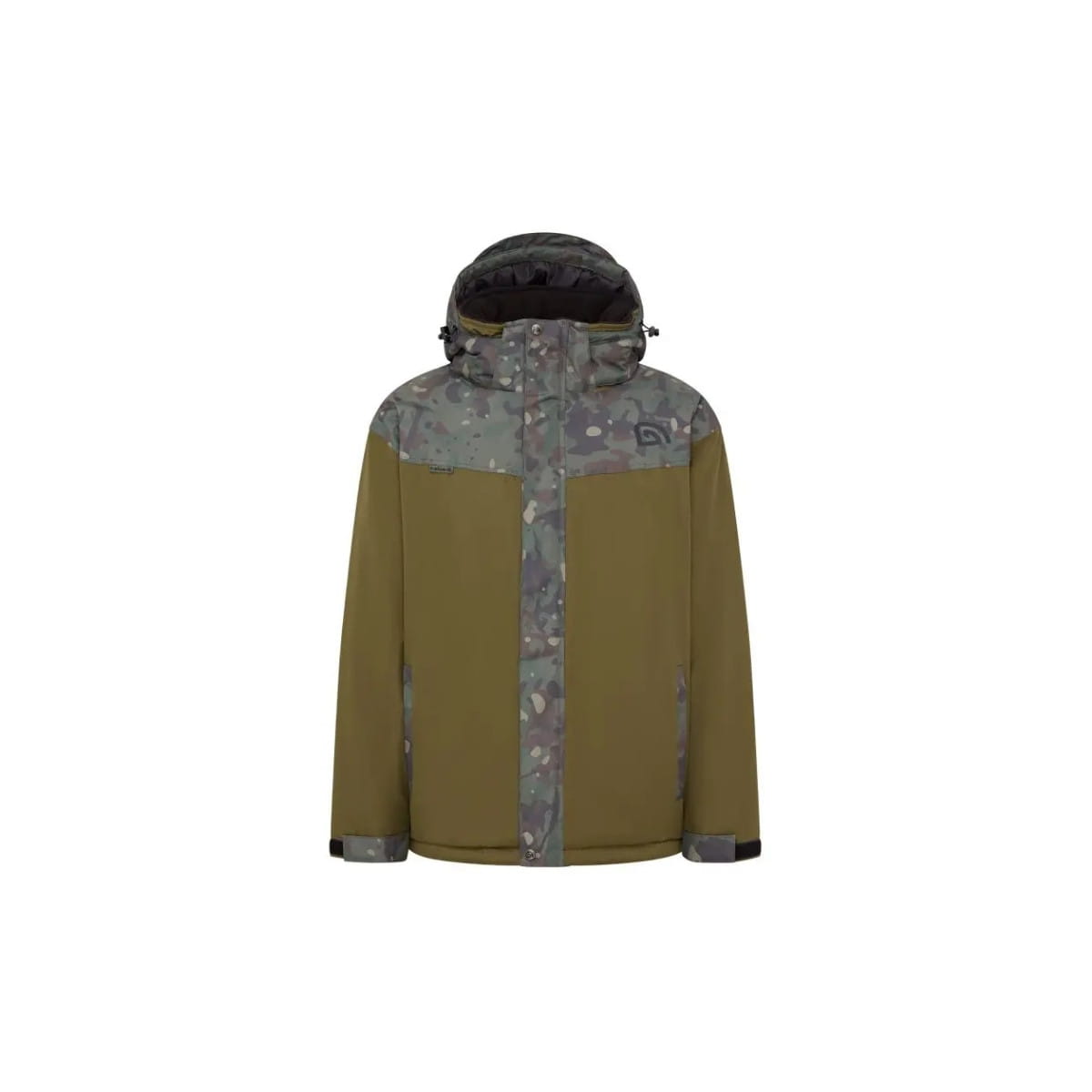 Trakker CR 2 Piece Winter Suit Camo - Large – Bild 2, Jacke, Kapuze, Olivgrün, Tarnmuster, Frontreißverschluss
