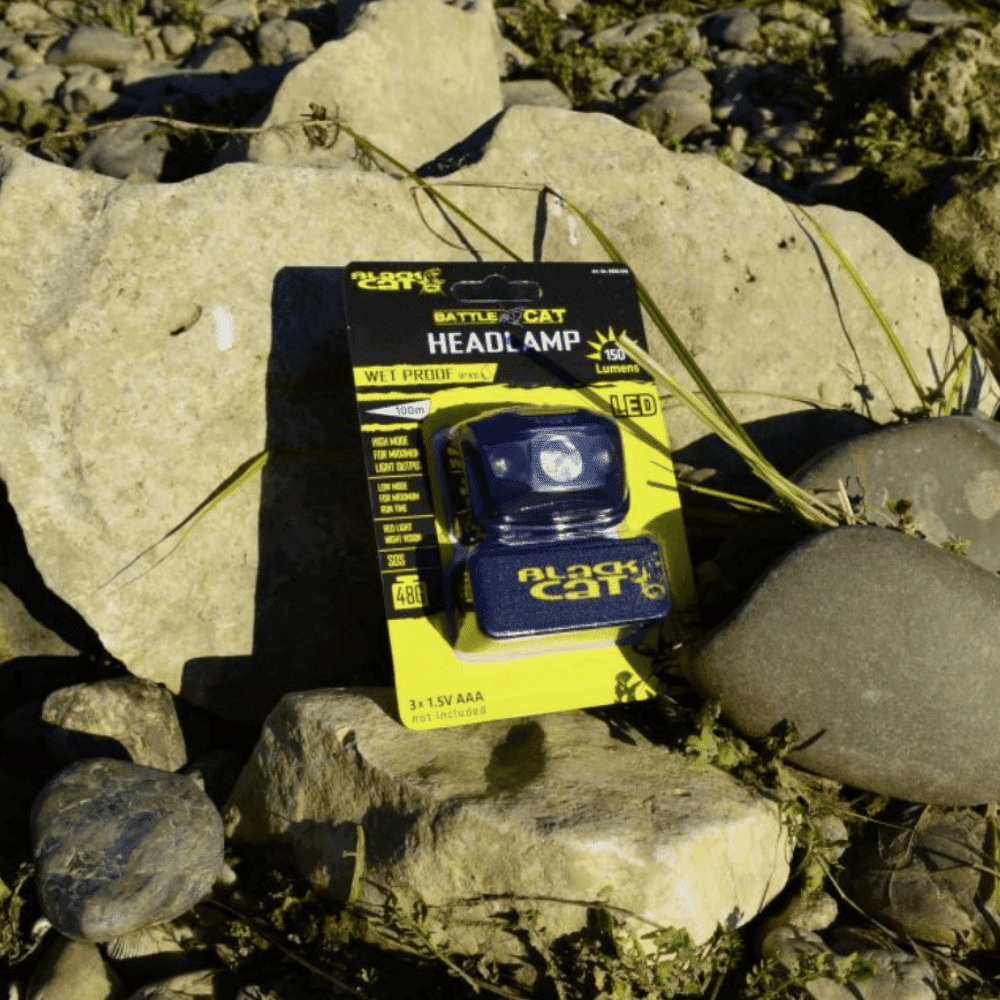 Black Cat Battle Cat Kopflampe