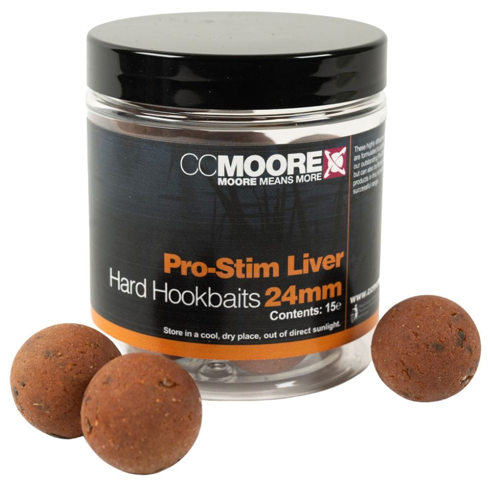 CC Moore Pro-Stim Liver Hard Hookbaits 24 mm Kakao, Nachtisch, Essen, Ei