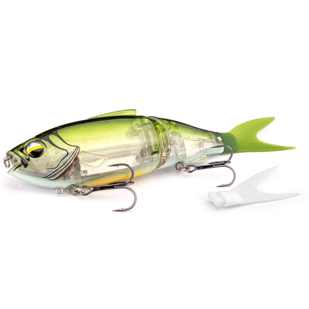 Angelköder, Kunstköder, Spinnerbait, Grün, Tail-Lock-Keyring