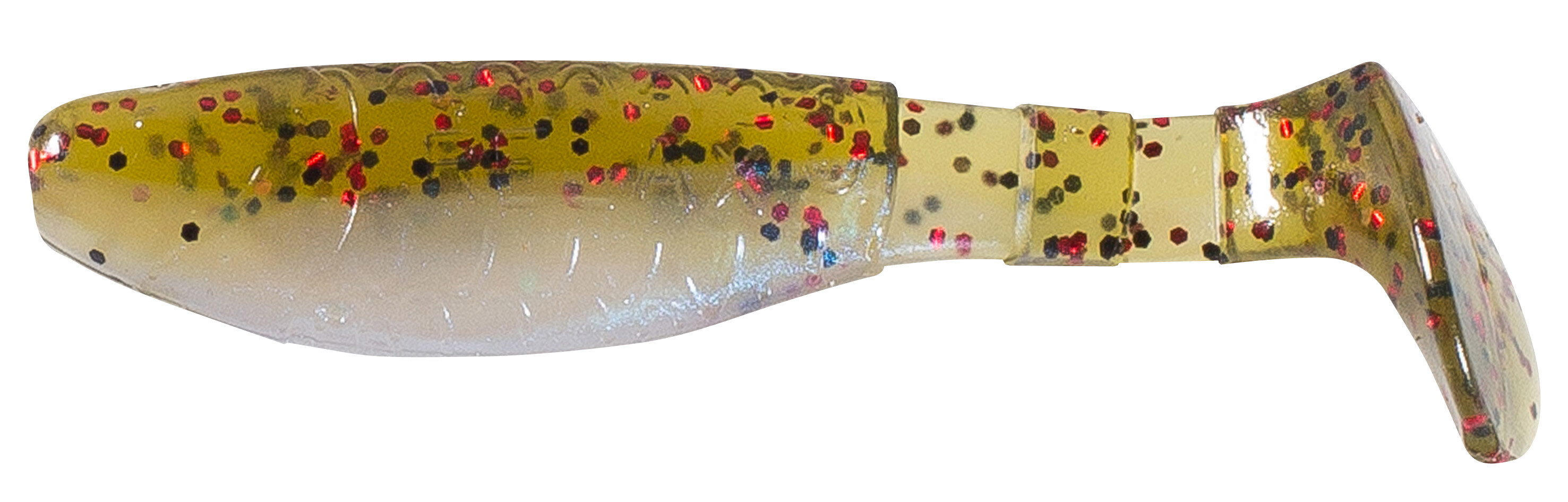 SX Relax Kopyto Classic 8cm (3") Blauperl Kaulbarsch Multiglitter 10 Stück, weicher Kunststoff Köder, Angelköder, Glitzerflakes, gekrümmte Kelle, lipless crankbait