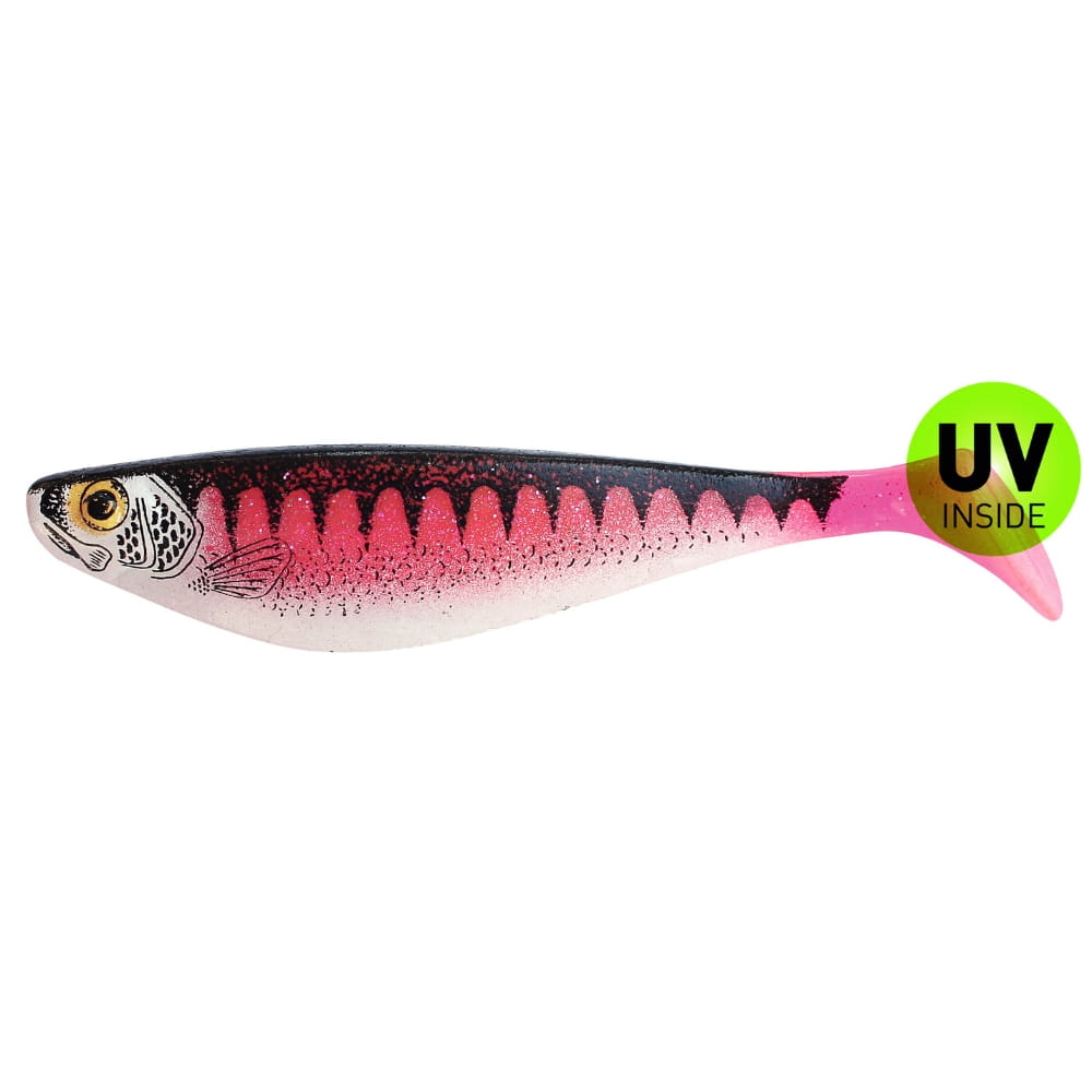 Relax USA Printer 23 cm (9") Hot Pink Glitter Zander 1 kus Tier, Fische, Hering, Leben im Meer