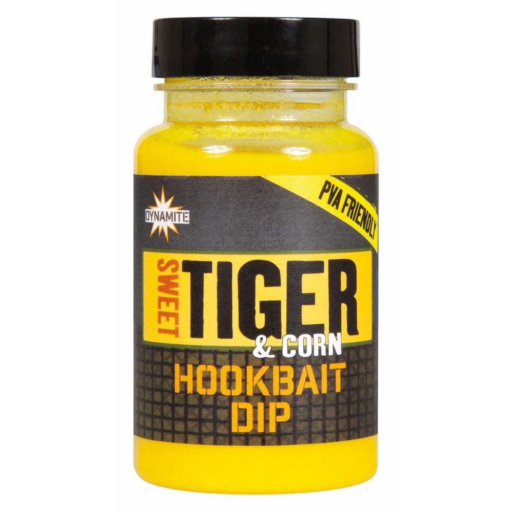 Dynamite Baits Sweet Tiger Corn Dip 100 ml Essen, Senf, Glas