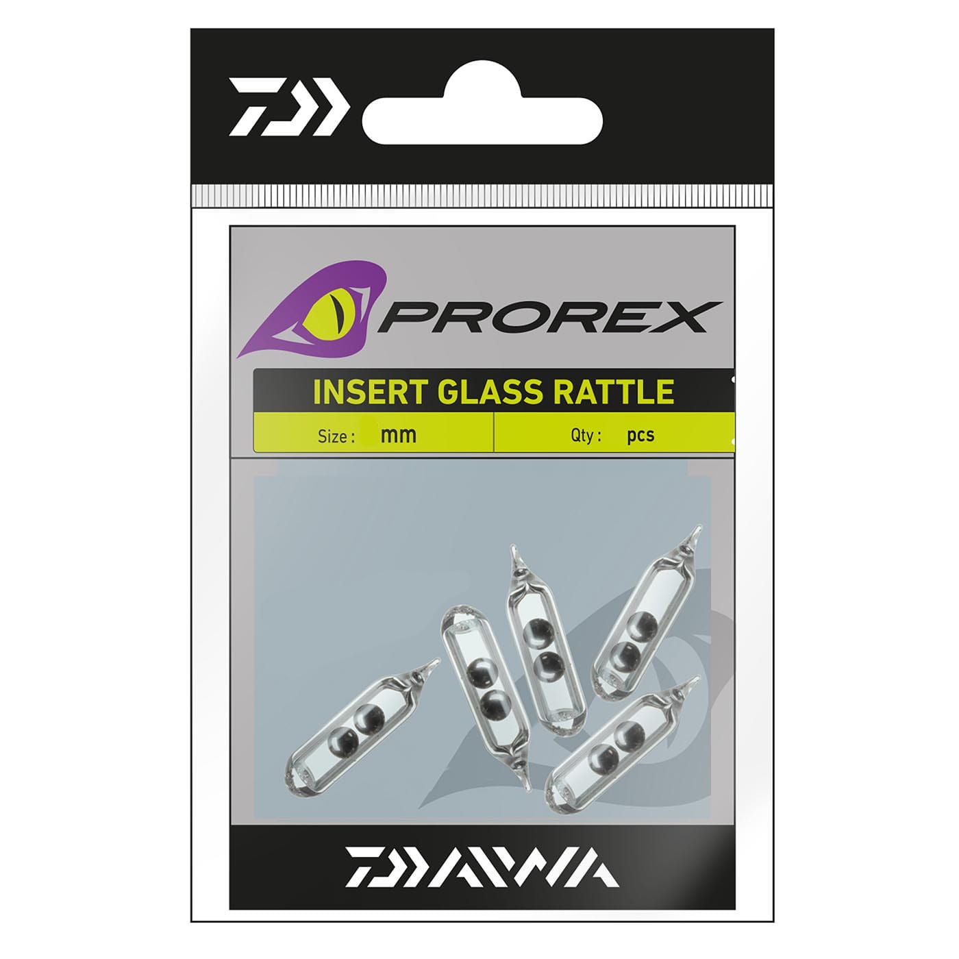 ProRex Screw-In Insert Glass Rattle 5 Stk