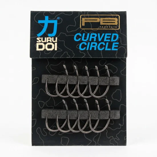 PB Products Surudoi Curved Circle Hook PTFE Gr 6 10 Stück – Bild 2