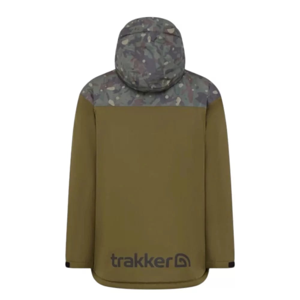 Trakker CR 2 Piece Winter Suit Camo - Large, Outdoorjacke, Kapuze, Olivgrün, Tarnmuster, Wasserdicht