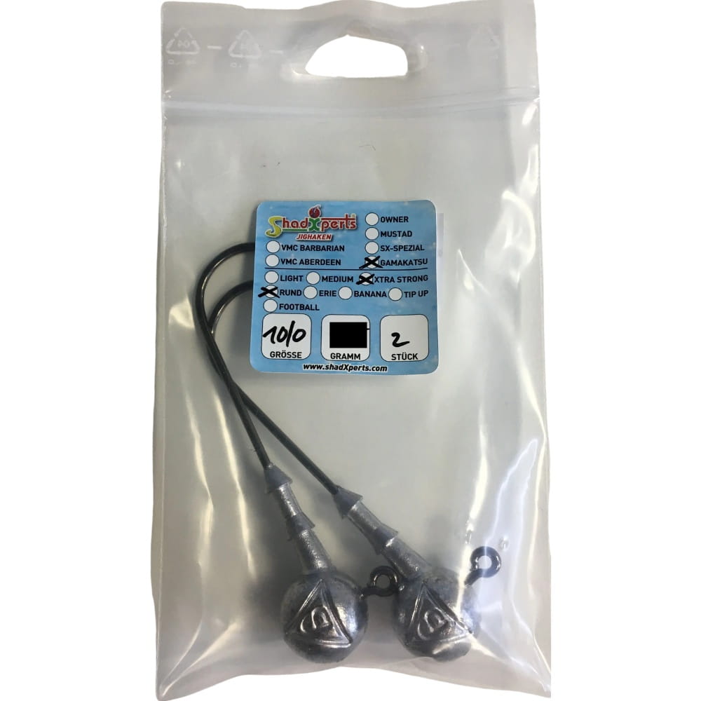 Gamakatsu Xtra Strong Jig velikost 10/0 25 g 2 kosa Adapter, Elektronik