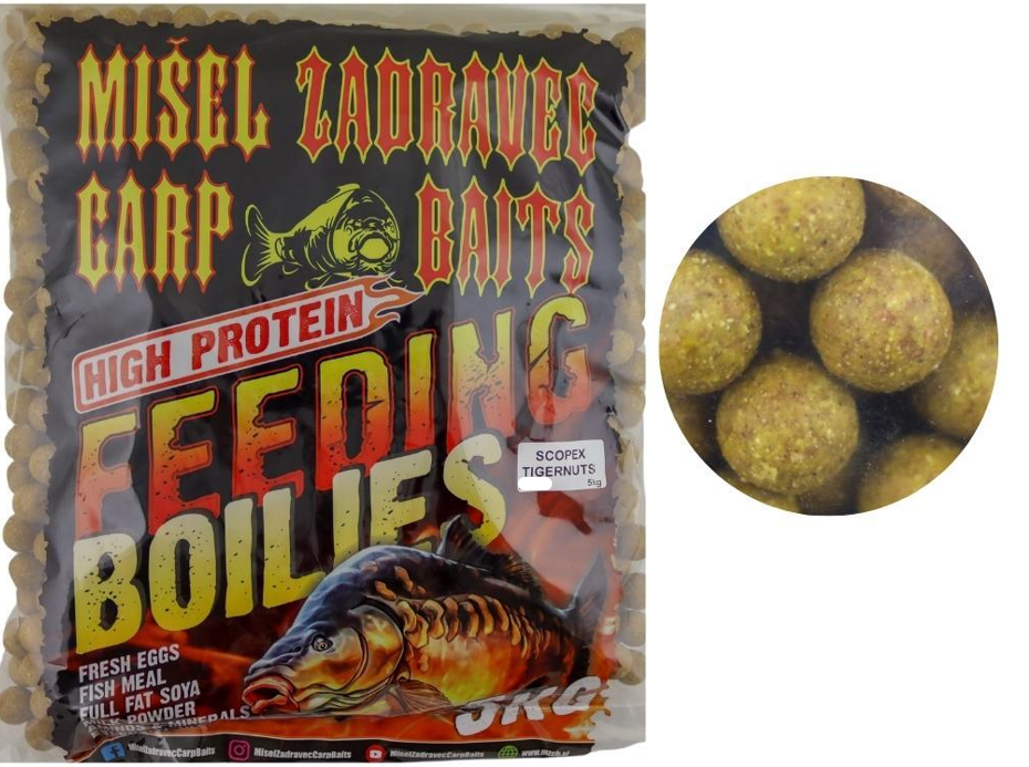 Zadravec Baits High Protein Feeding Boilies Scopex Tiger Nut 16 mm 5 kg