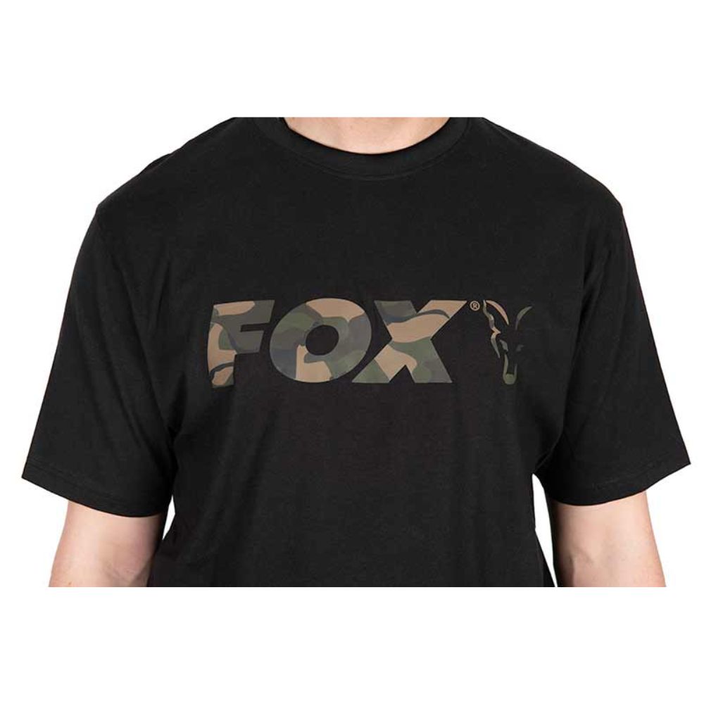 Fox Logo T-Shirt Black/Camo X-Large Fox Logo T-Shirt Black/Camo X-Large
