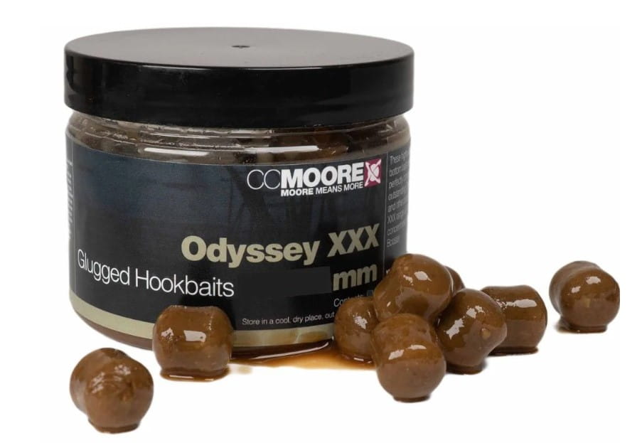 CC Moore Odyssey XXX Glugged Hookbaits 15x18 mm Kakao, Essen, Können, Zinn, Tasse