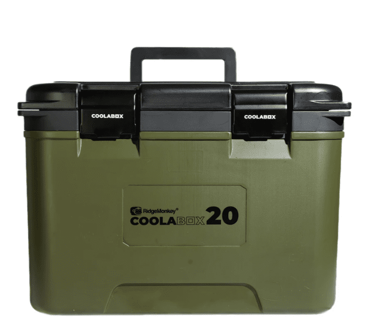 Kühlbox, 20 Liter, Grün, Tragegriff, Kühlbox-Deckel