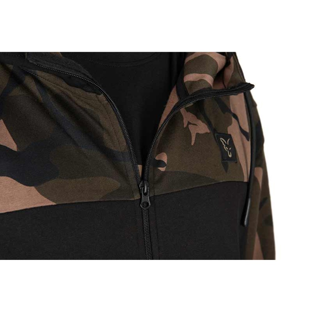 Fox LW Black/Camo Split Zip Hoody Medium Fox LW Black/Camo Split Zip Hoody Medium