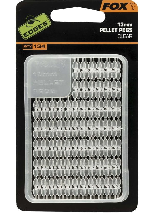 Pellet-Pegs, 13 mm, klar, Kartenlose Verpackung, Angeltackle
