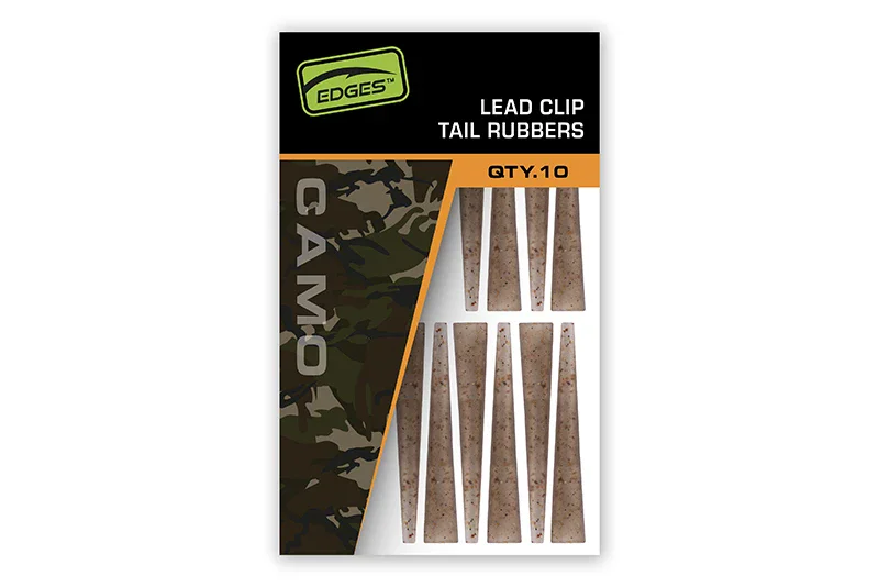 Fox Edges Camo Lead Clip Tail Rubbers 10 Stück