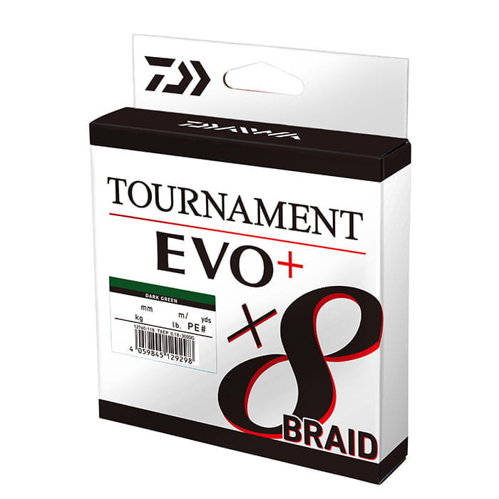 Daiwa Tournament X8 Braid EVO+ 0,08 mm 4,9 kg 135 Meter DG