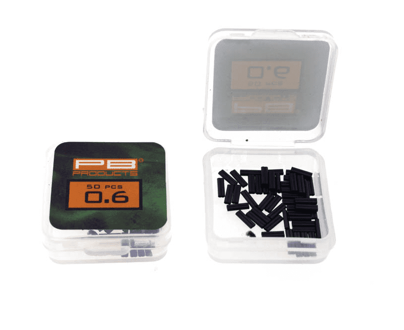 doublebarrelcrimpsZONN5YyKKInHm PB Products Lot de 50 sertissages à double barillet 0,6 mm Noir mat