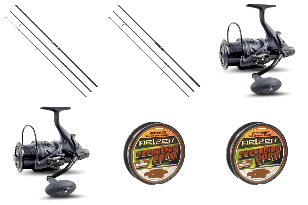 angelrute, fishing rod, spinning reel, bait container, fishing line