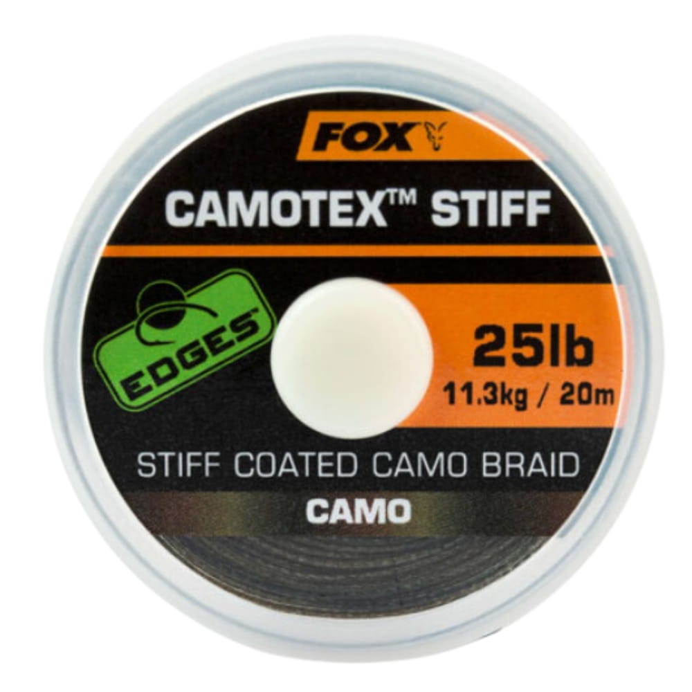Fox Edges Camotex Stijf Gecoate Camo Vlecht 35 lb 20m