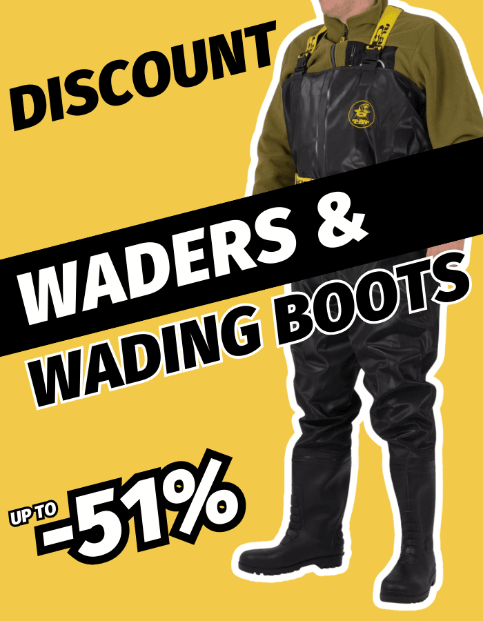waist waders, wading boots, waterproof pants, rubber boots, yellow background