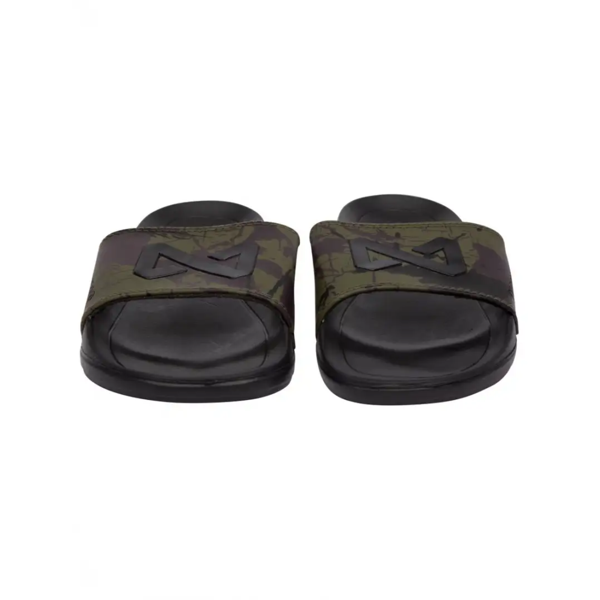 Sandalen, Camouflage, Schwarz, Sandaletten, Gurtband