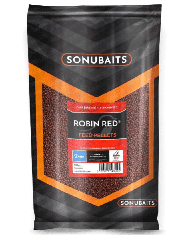 robinredfeedpellet2mm Sonubaits Robin Red Mangime Pellet 2mm 900g