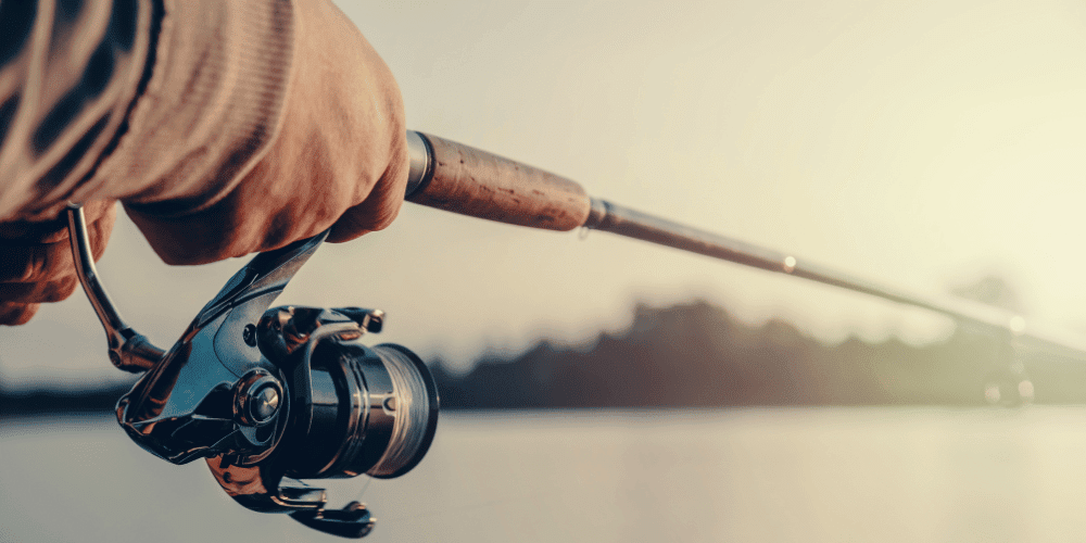 Fischen, Draußen, Wasser, Angler, Person