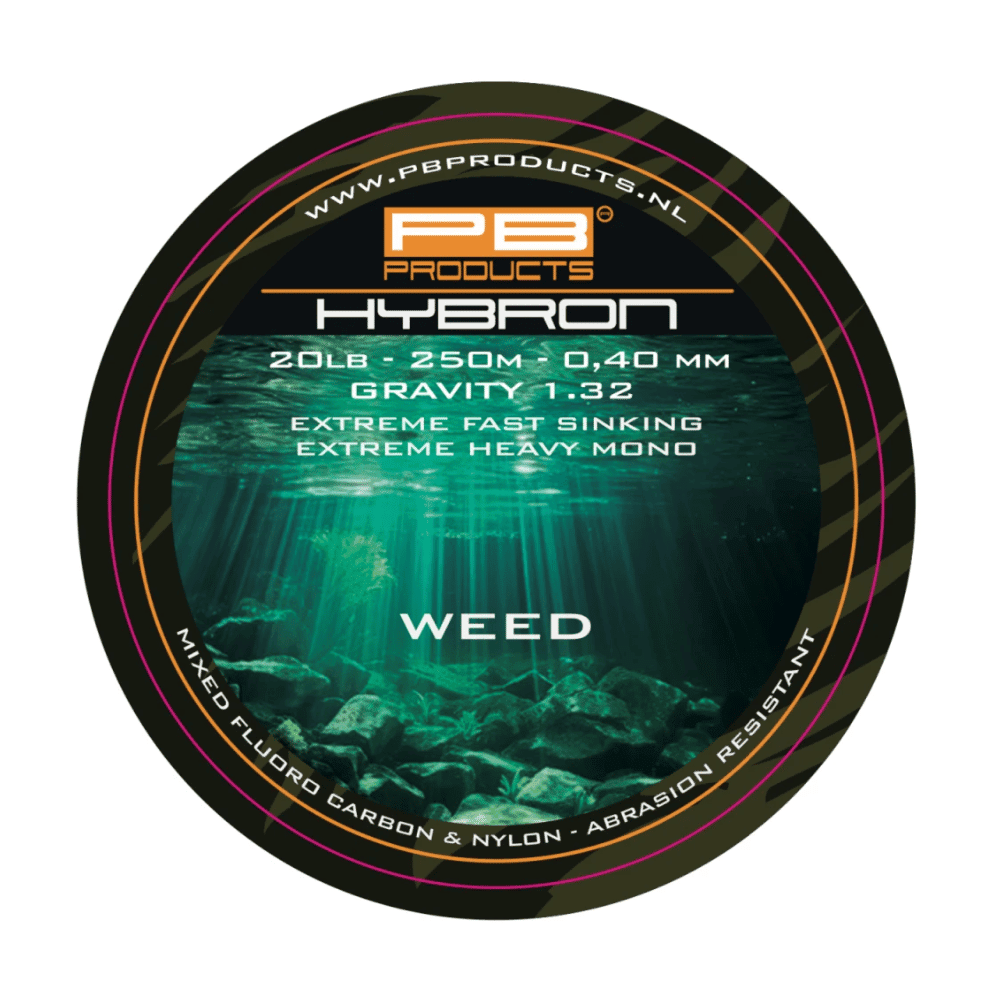 PB Products Hybron Weed 0,40mm 20LB 250m Wasser, Draußen