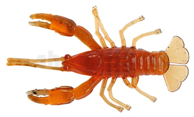 SX Baby Crawfish 6,5cm (2") Jantár 5 kusov Tier, Nahrung, Meeresfrüchte, Leben im Meer