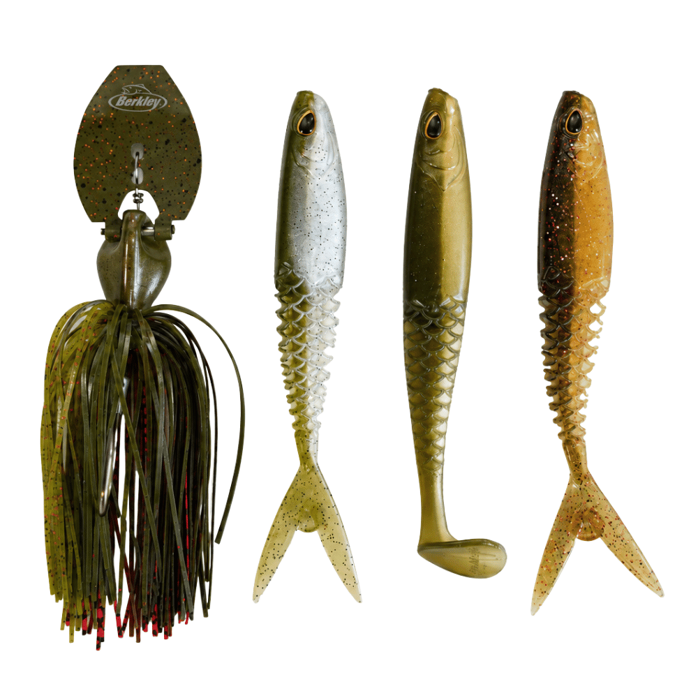 Berkley Slobberknocker Kit 14g Clear Water, Angeln】, Gummiköder, Köder, Silikonwurm, Jighead, Karpfenköder, Schwarm, Tail-Grub