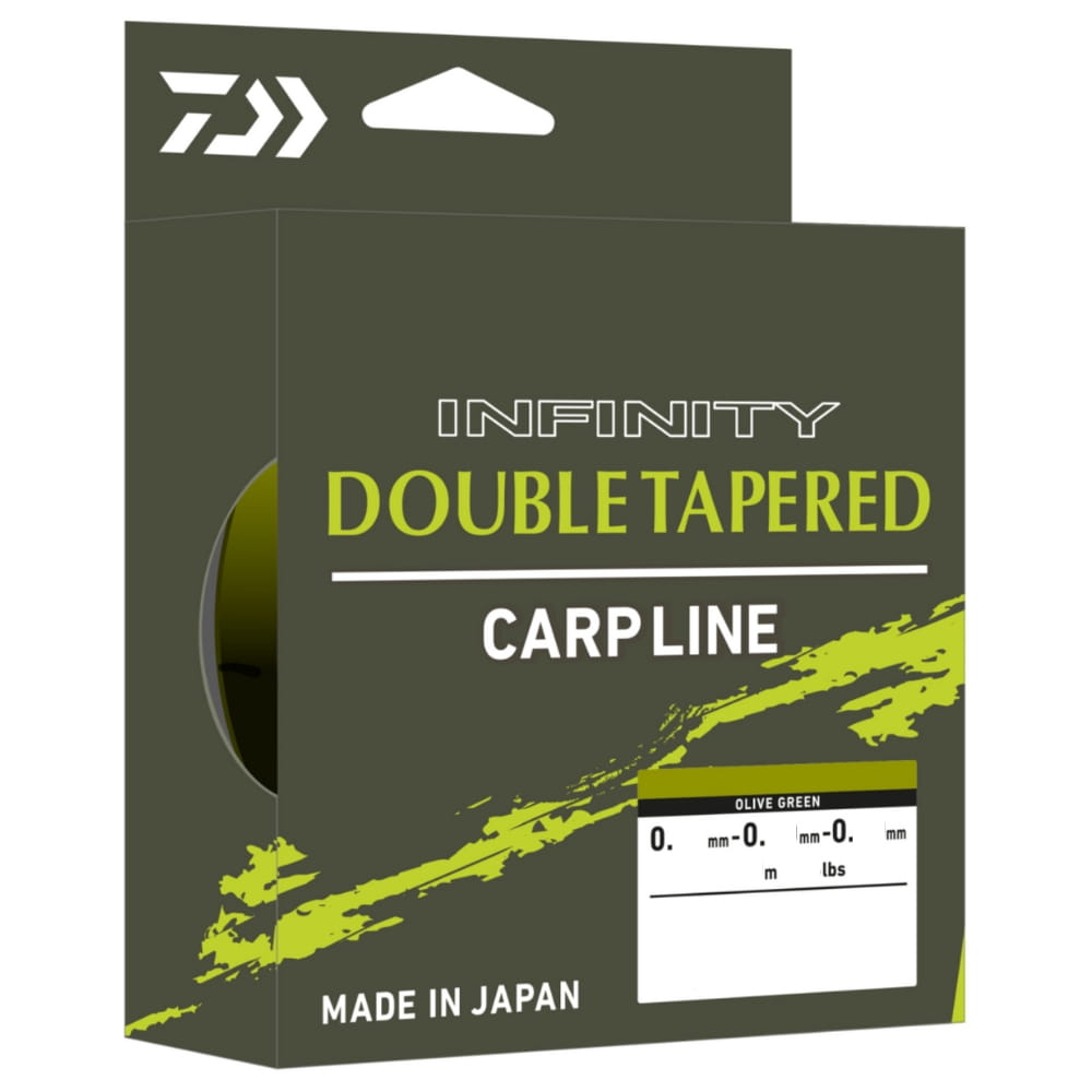 Daiwa Infinity Double Tarpered Carpline 0,30 mm 14 lbs 320m Olive Green