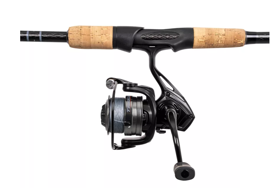 Zebco Predator Combo Rute+Rolle+Schnur 270cm 20-50g Rolle Größe 3000 bespult mit geflochtener Schnur 0,17mm – Bild 2, Angeln, Angelrolle, Korkgriffen, Spule, Rolle