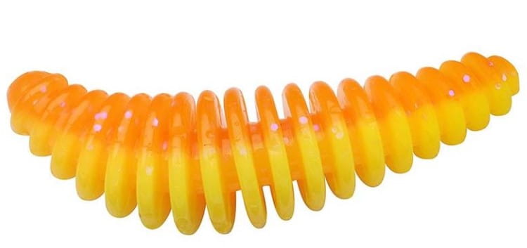 Berkley Powerbait Power Pupa 35mm Pomarańczowy Słoneczny Żółty 10 sztuk Essen, Gelee, Rauchrohr, Süßigkeiten