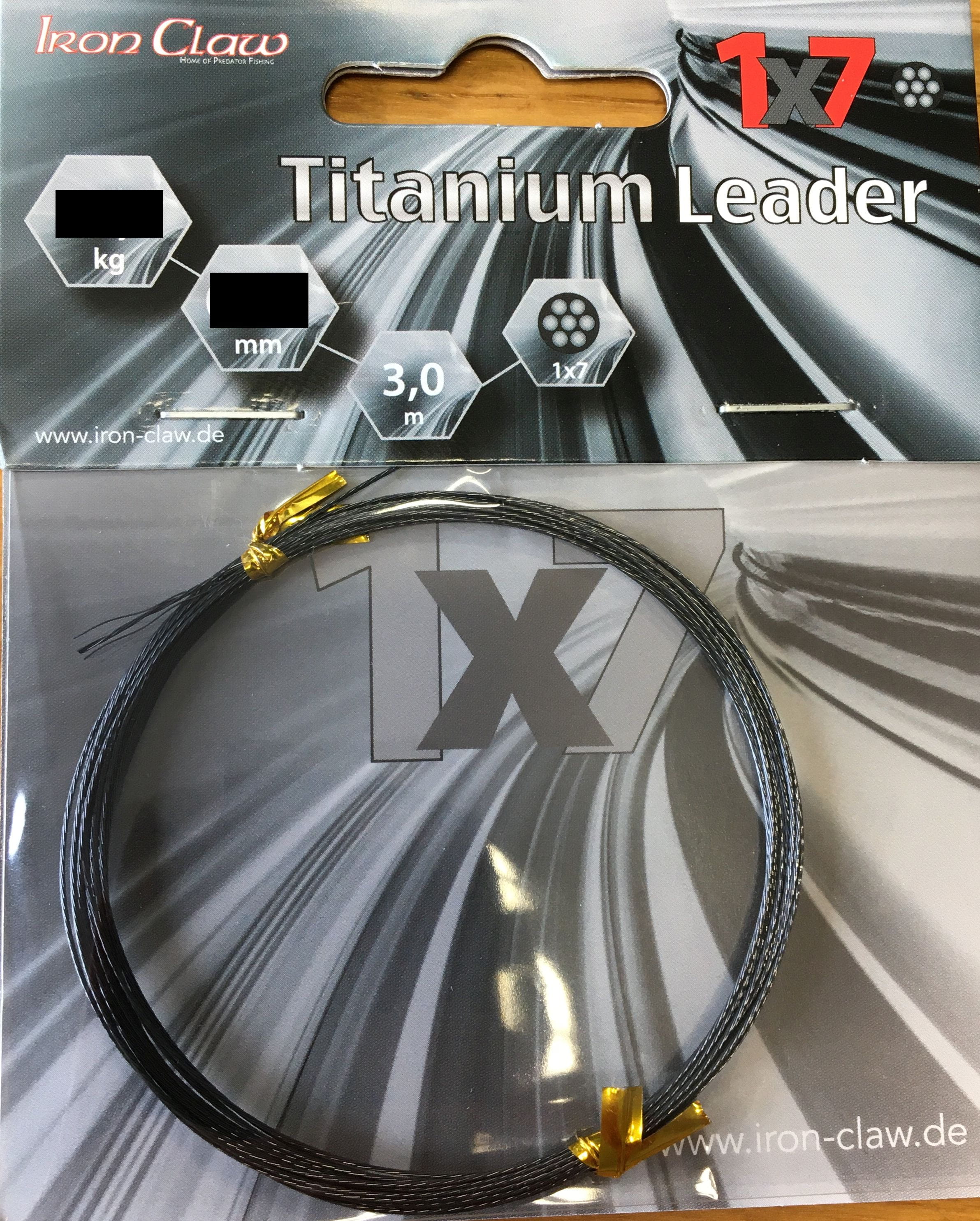 Iron Claw Titanium Leader 1X7 0.36mm 9kg 3 meters