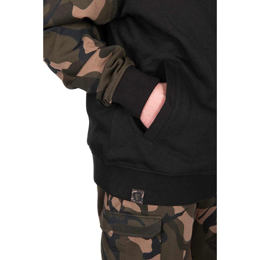 Fox LW Black/Camo Split Zip Hoody Medium Fox LW Black/Camo Split Zip Hoody Medium