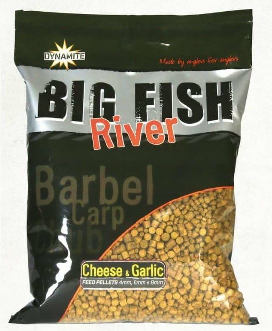 Dynamite Baits Big Fish Pellets Cheese&Garlic 1,8kg Essen, Produzieren