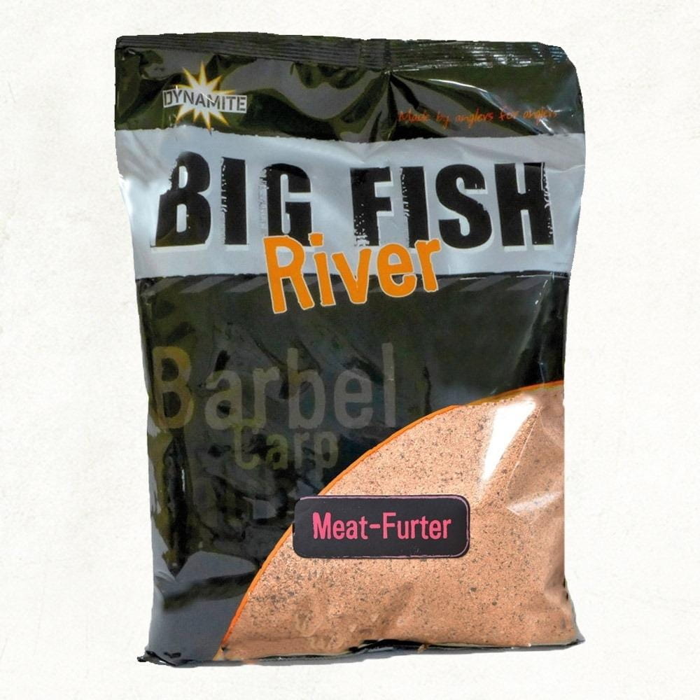 Cebos de dinamita Big Fish River Ground Bait Meat Furter 1,8 kg